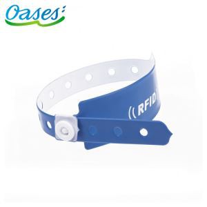 دست بند یکبار مصرف نرم پی وی سی RFID برای موسیقی کنسرت حوادث